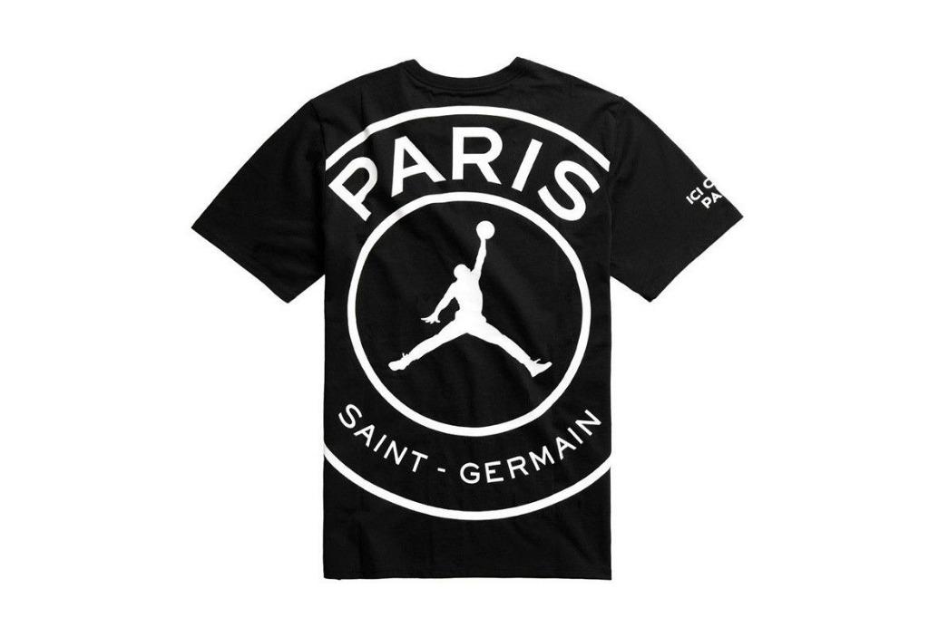 Jordan X Paris Saint Germain Logo Tee Size S Nike Jordan PSG Men s Fashion Tops Sets on Carousell