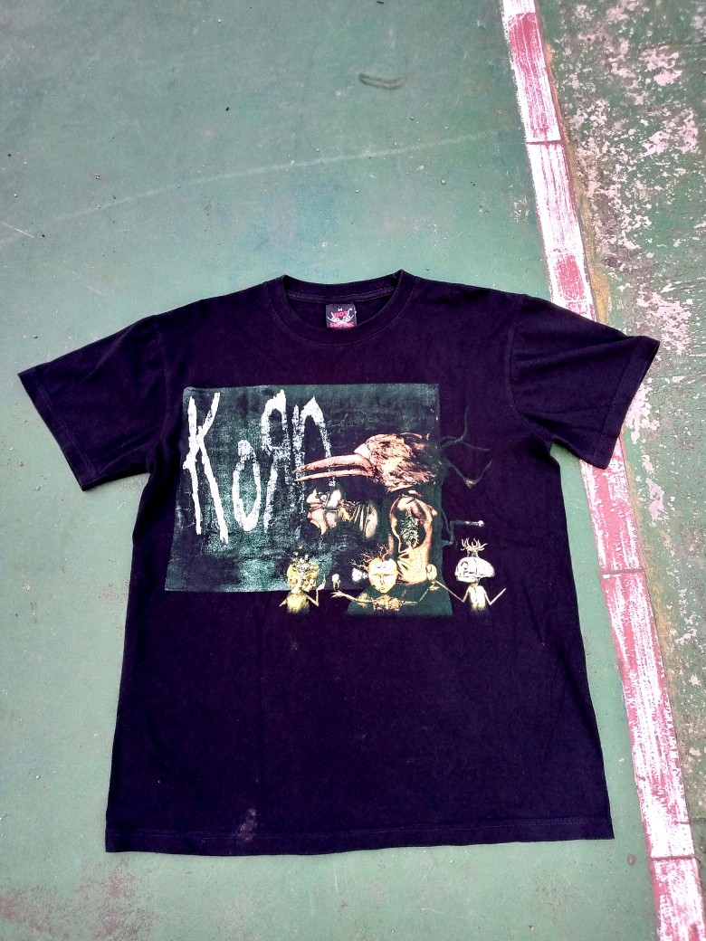 t-shirt band korn vintage bootleg 