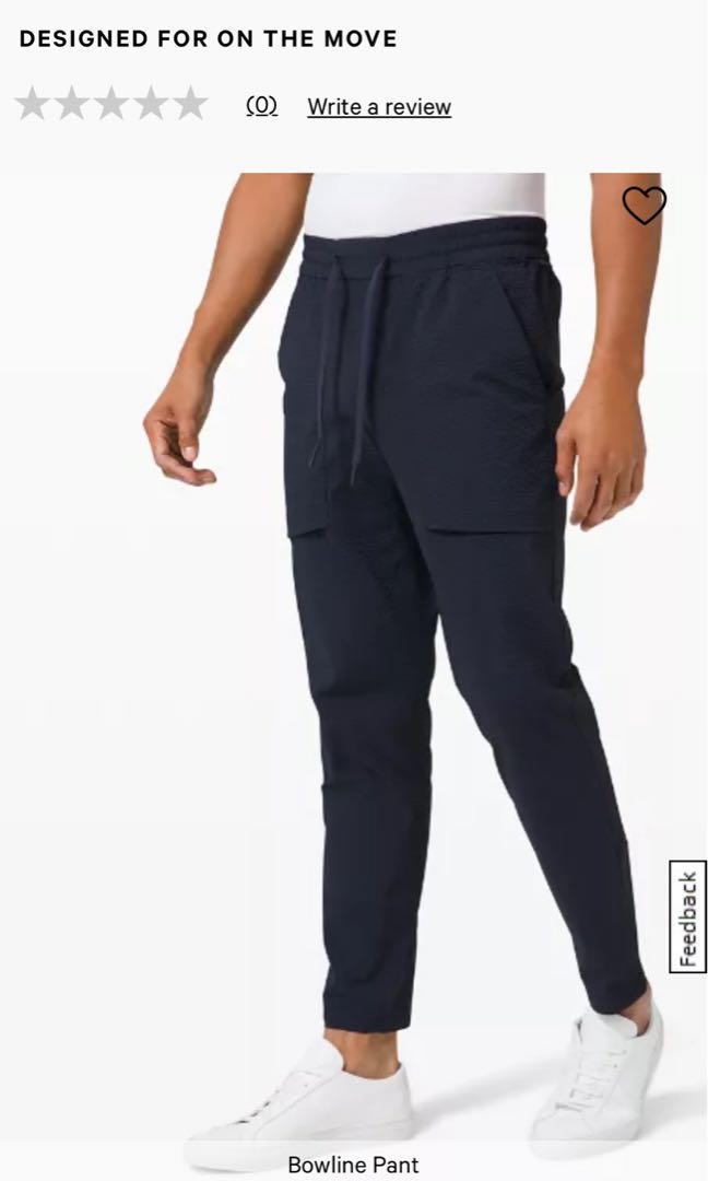 L Lululemon Bowline Pant True Navy Men s Fashion Activewear
