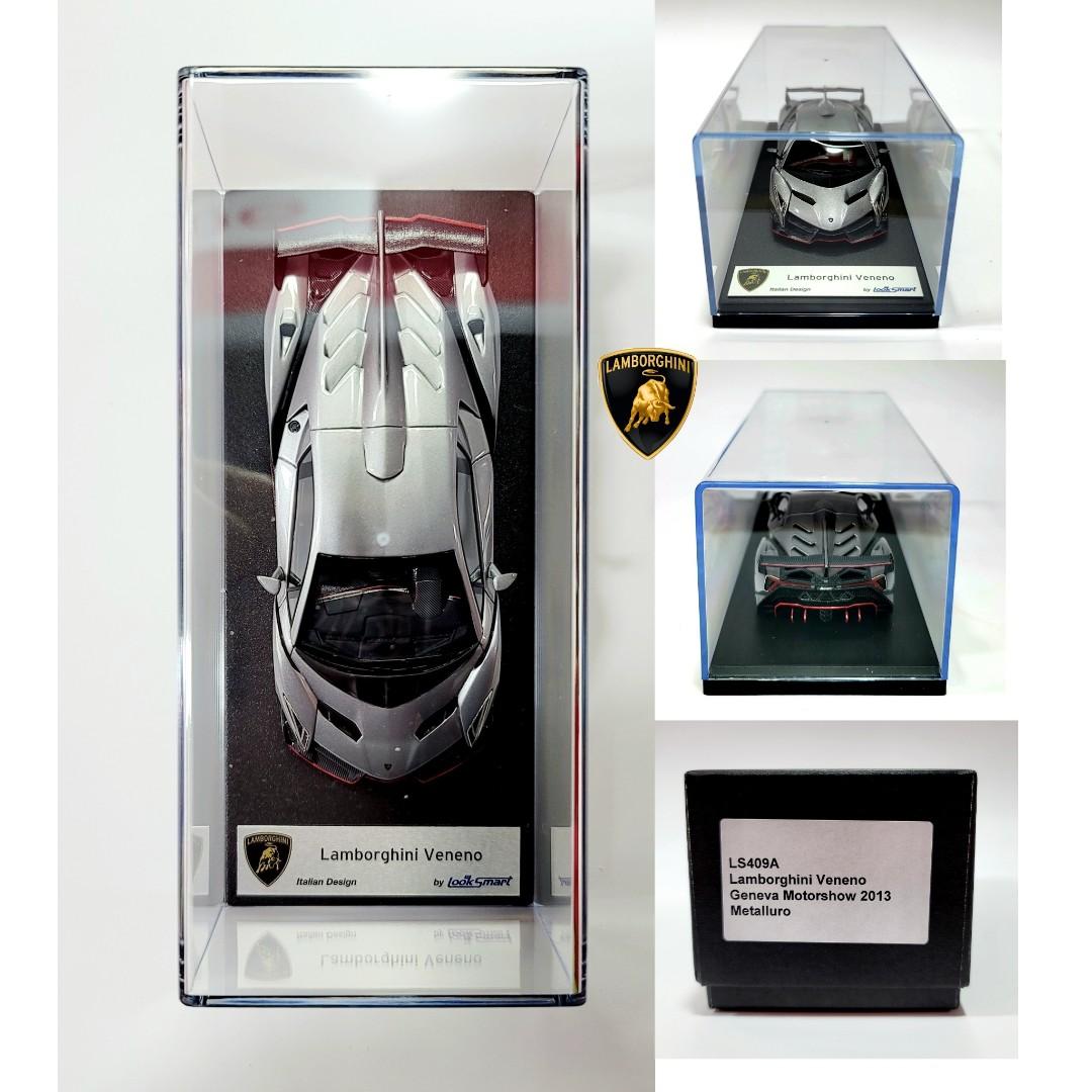 Looksmart 1/43 scale model car Lamborghini Veneno 林寶堅尼手辨模型車, 興趣及遊戲,  玩具 遊戲類- Carousell