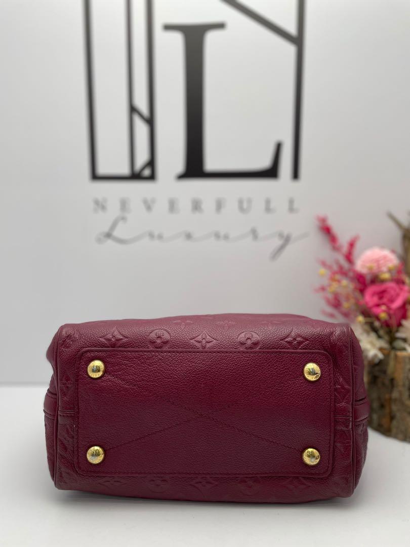 Louis Vuitton Speedy 25 in Empreinte Noir, Luxury, Bags & Wallets on  Carousell