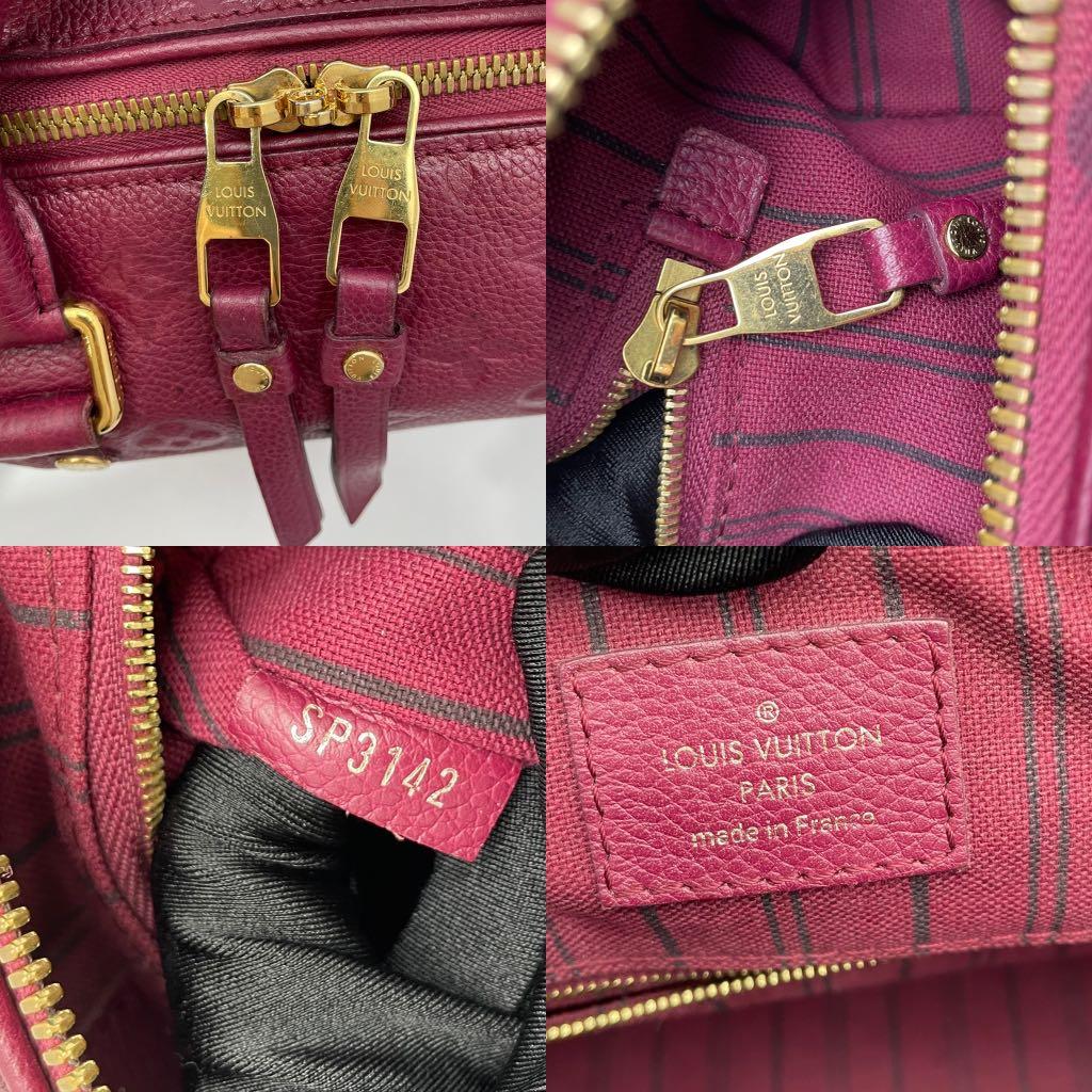 Louis Vuitton Aurore Monogram Empreinte Leather Speedy 25 Bag