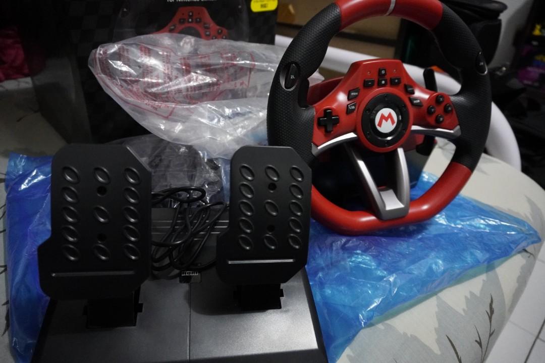 Mario Kart steering wheel deluxe, Video Gaming, Video Games, Nintendo