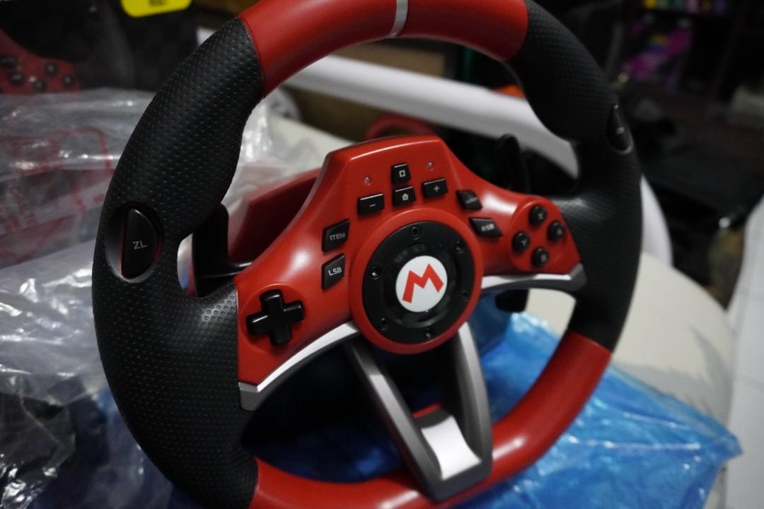 Mario Kart steering wheel deluxe, Video Gaming, Video Games, Nintendo