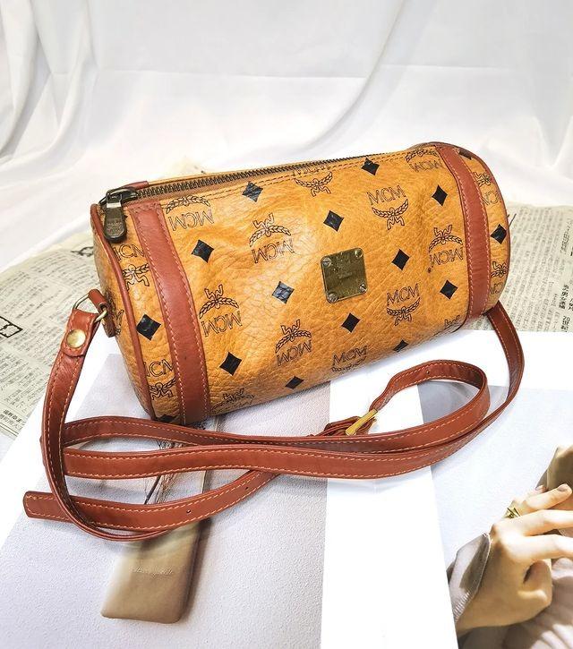Mcm store cylinder crossbody