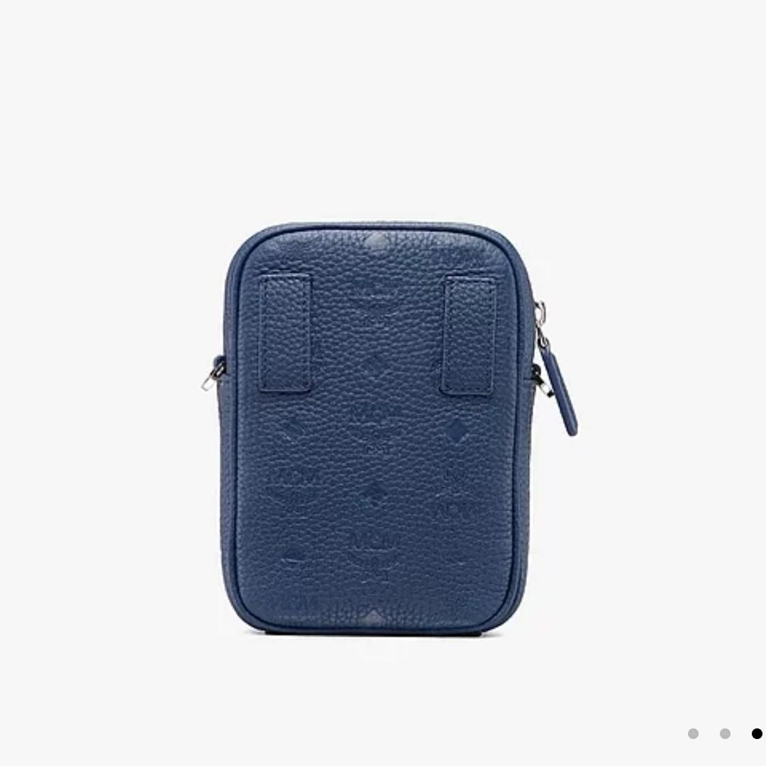 Mcm navy blue crossbody hotsell