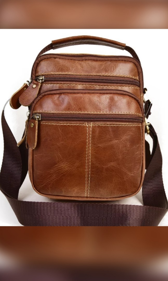 Gents leather sling bags store