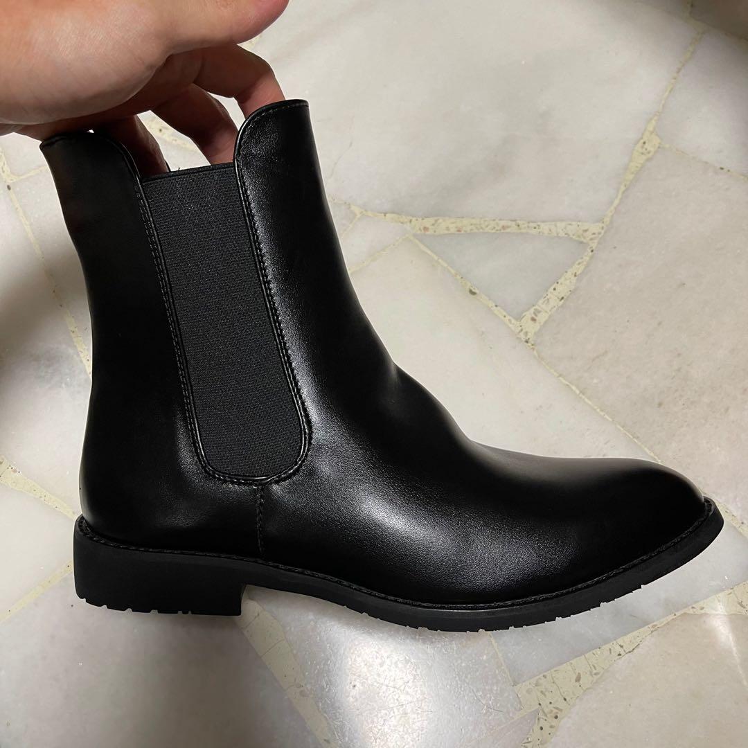 mens black chelsea