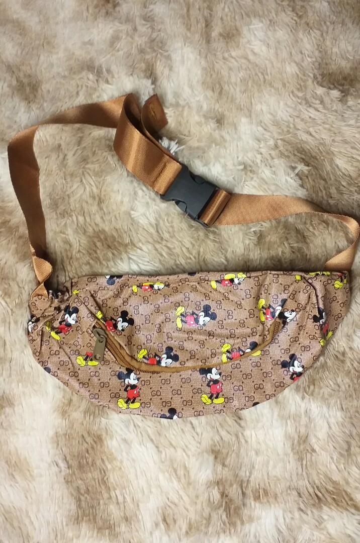 Mickey Mouse Belt Bag, Women's Fashion, Bags & Wallets, Crossbody Bags