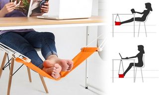 Polyester Desk Feet Hammock, Polyester Foot Rest Stand