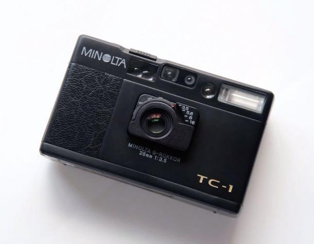 低価品質保証ミノルタtc-1 ブラック BLACK フィルムカメラ