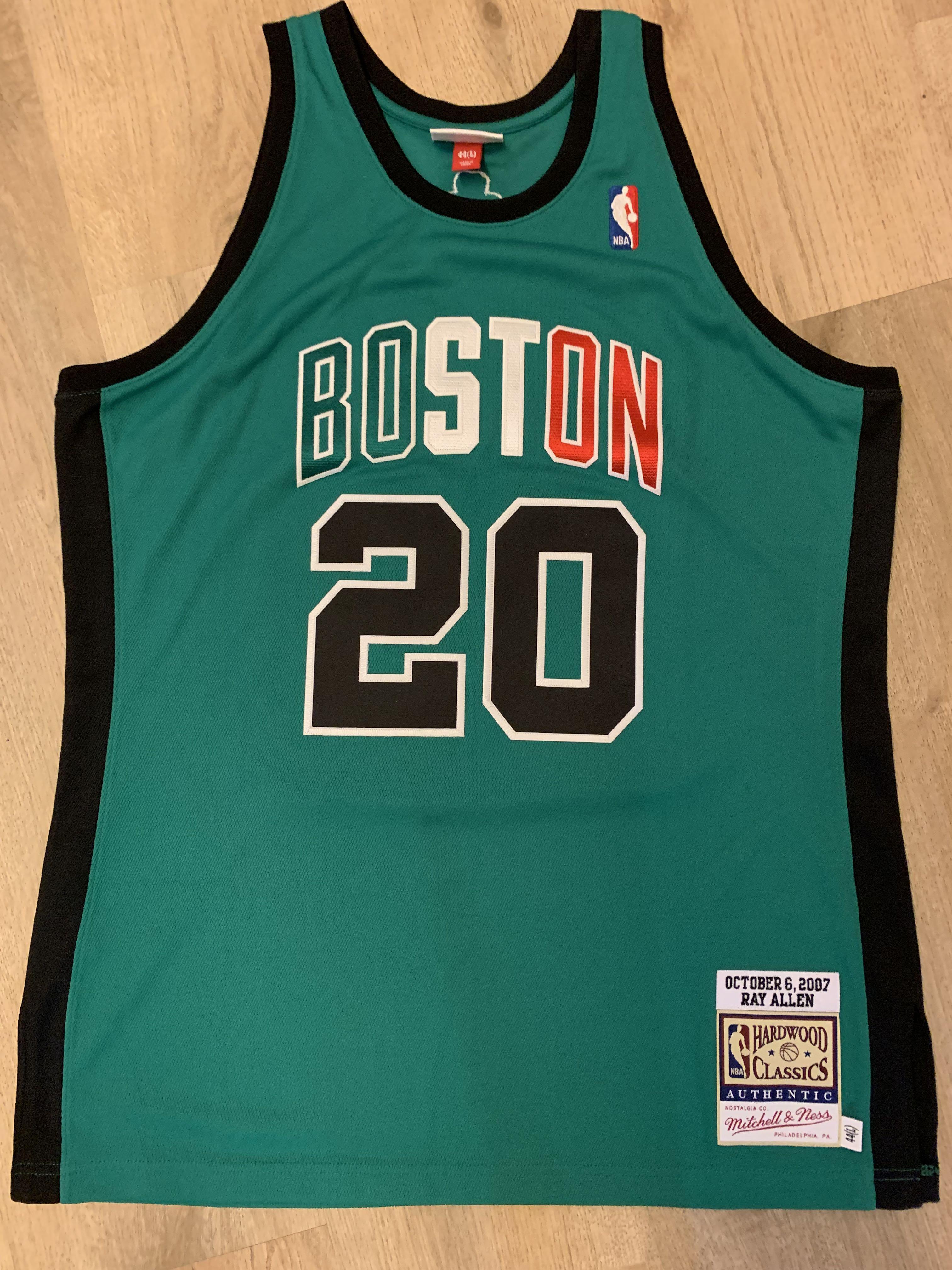 Mitchell and ness Ray Allen Boston celtics authentic Jersey, 男裝