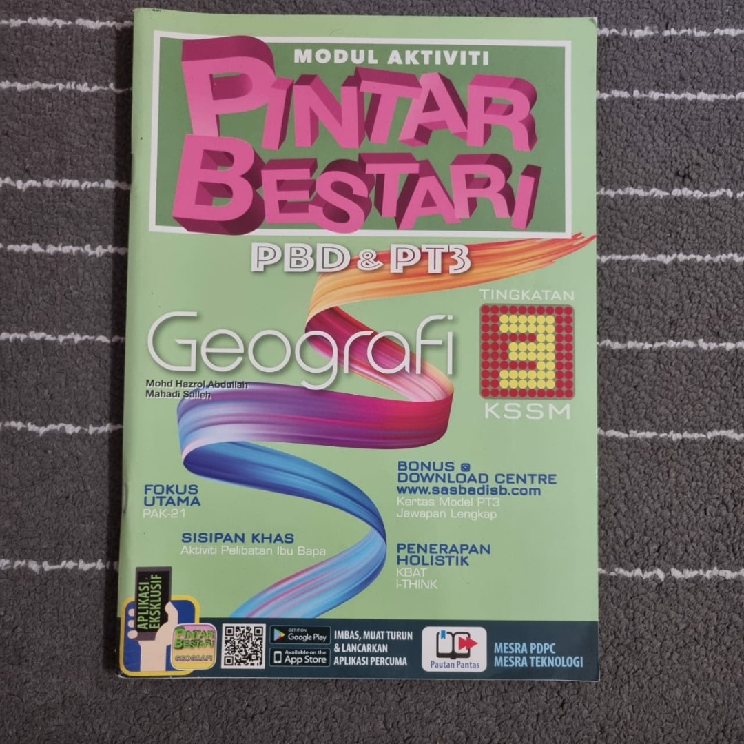 Modul Aktiviti Pintar Bestari Geografi Pt3 Tingkatan 3 Hobbies Toys Books Magazines Assessment Books On Carousell