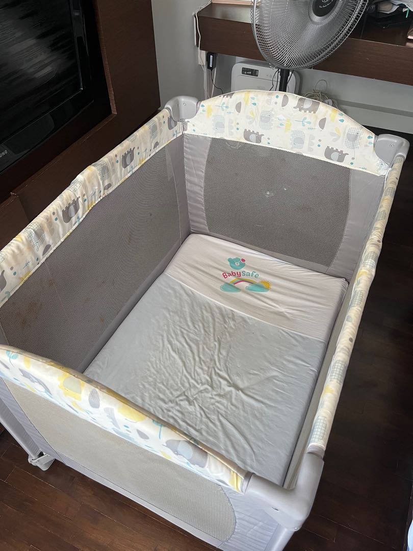 Mothercare travel cot and mattress, Babies & Kids, Baby Nursery & Kids