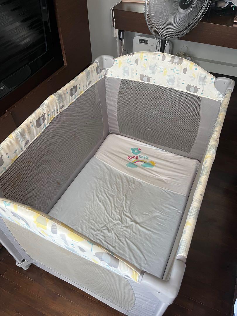 Mothercare travel cot and mattress, Babies & Kids, Baby Nursery & Kids