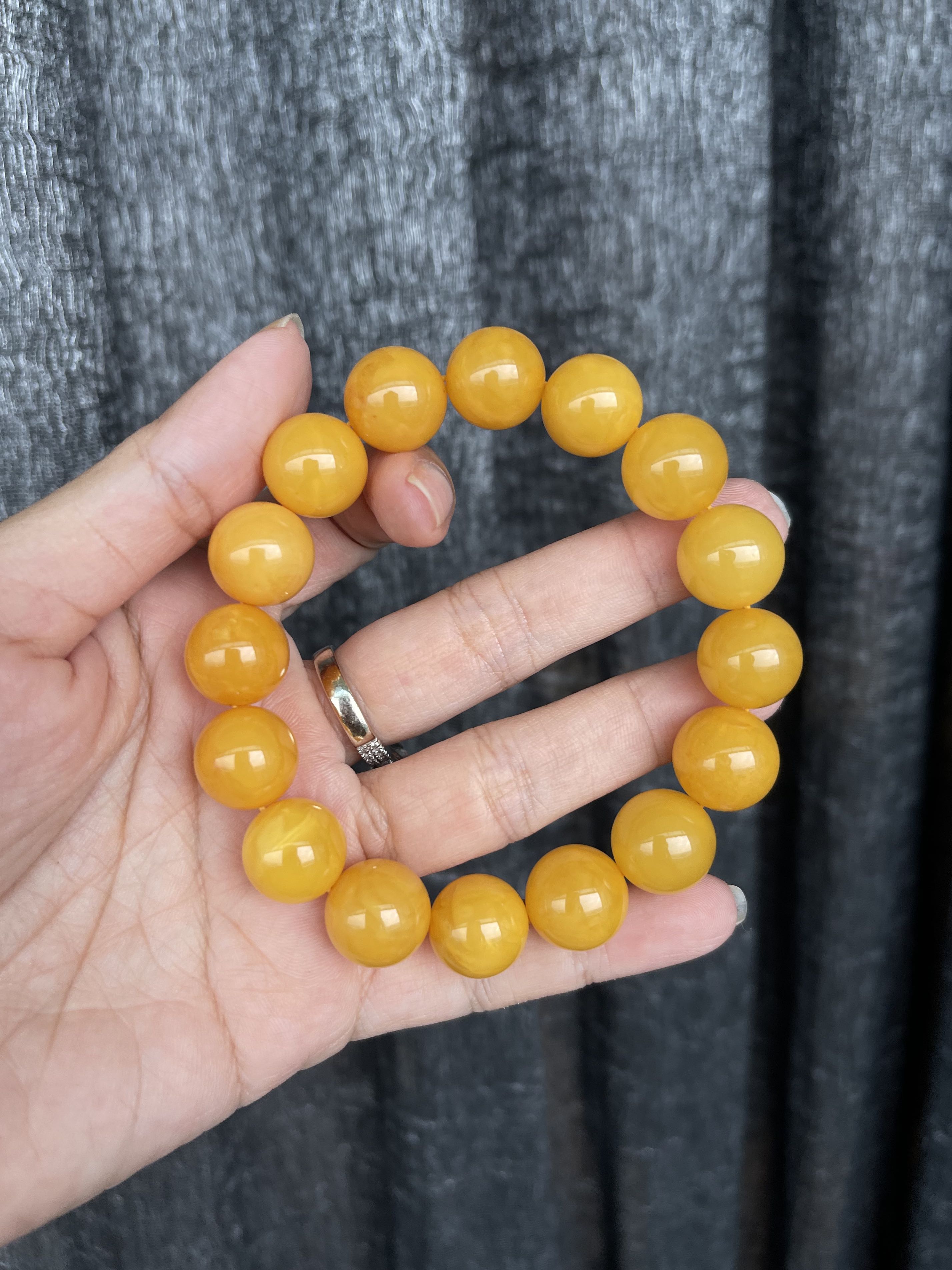 Genuine deals amber bracelet