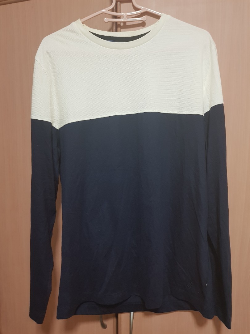 Nautica Long Sleeve T Shirt, Men's 
