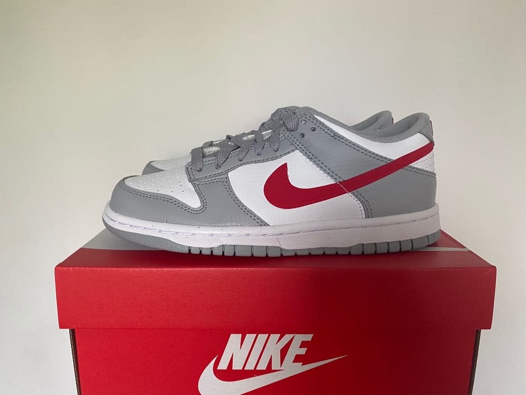 Nike Dunk Low GS Grey Red White