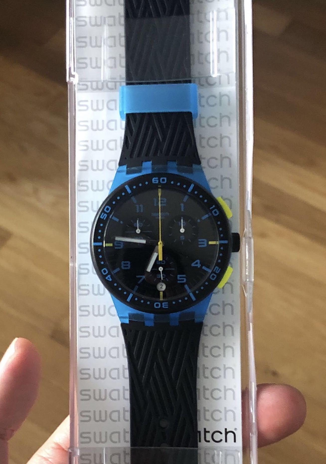 swatch blue tire