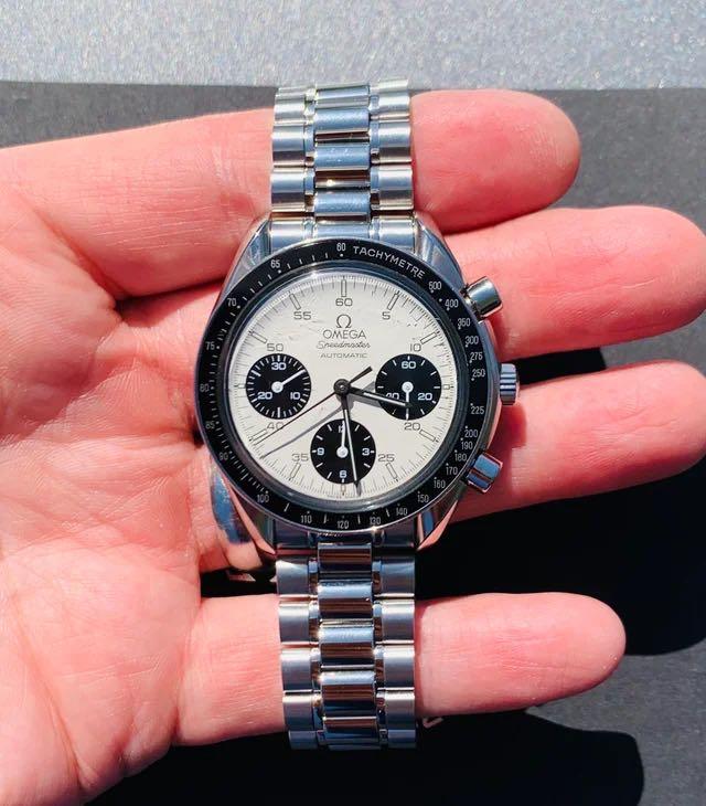 Omega speedmaster Panda 39mm, Luxury, Watches on Carousell