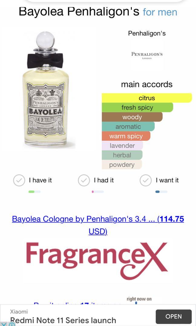 Bayolea cologne outlet