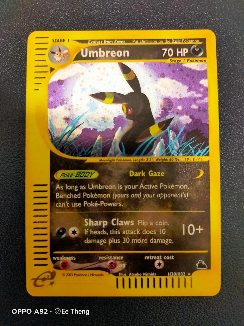 Pokemon TCG Card Umbreon H30/H32 Skyridge Holo HP | eBay