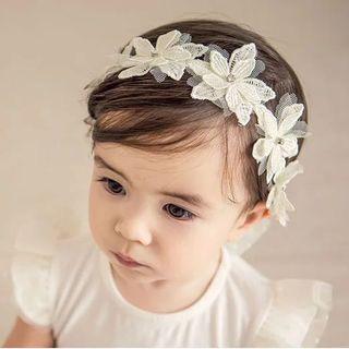 Pretty Fabric Wedding Flower Headband For Baby Girls