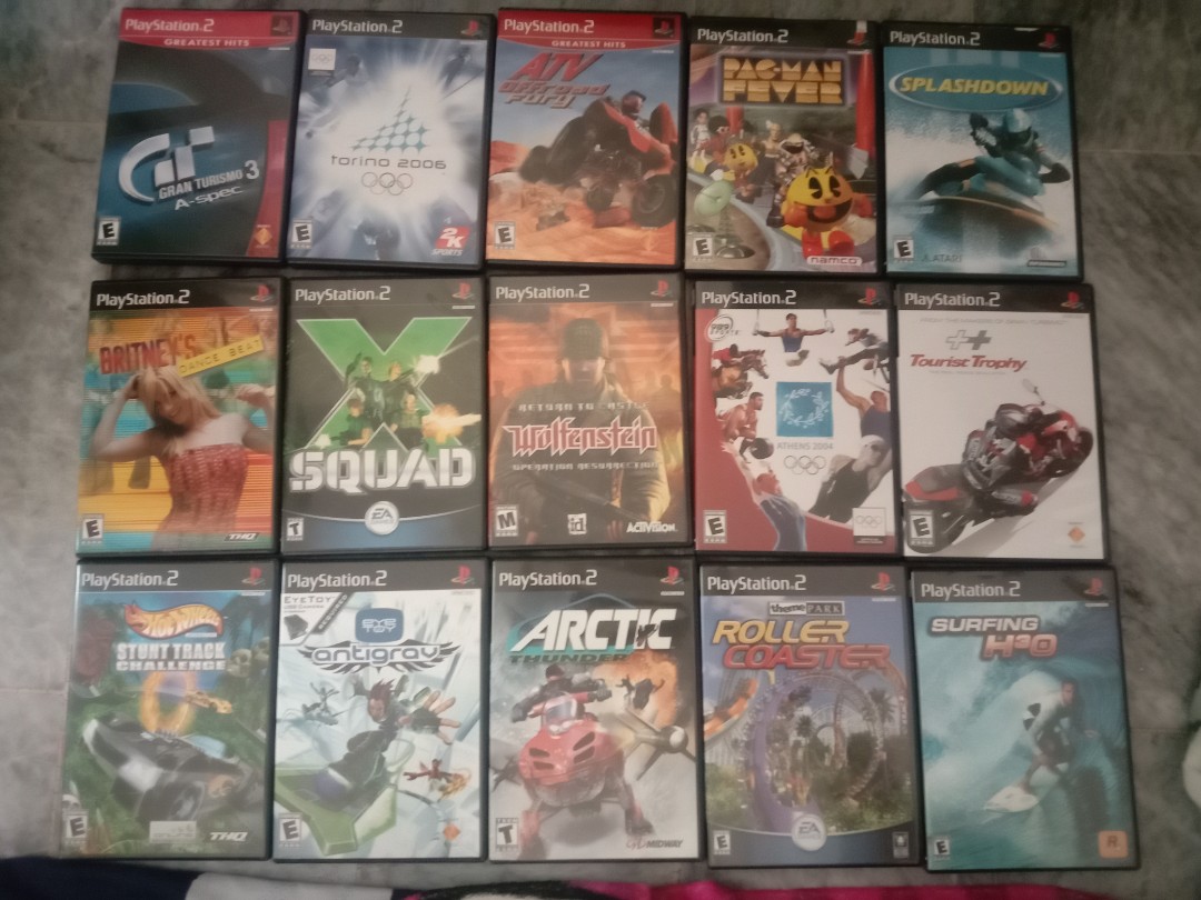 PS2 CD Games (U.S.Original), Video Gaming, Video Games, PlayStation on