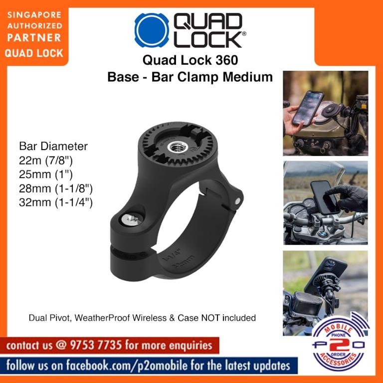 Quad Lock 360 Base Bar Clamp Medium, Hobbies & Toys, Music & Media