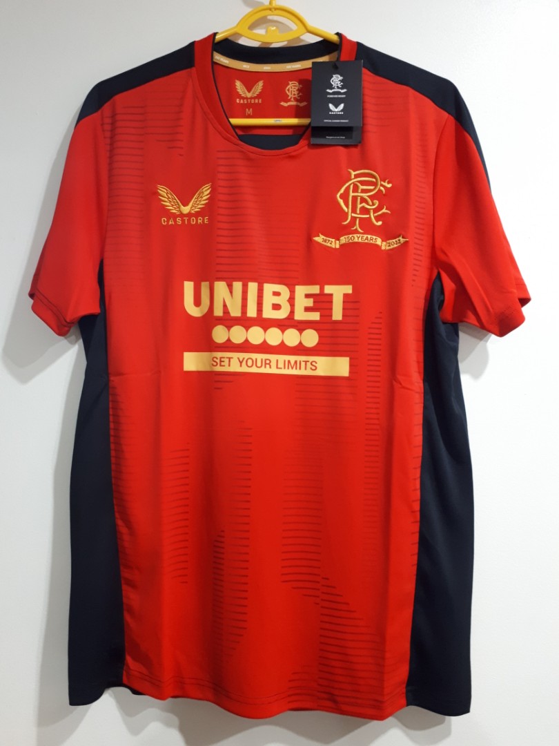 Rangers FC Red Training Jersey 21 22 BNWT Men s Fashion Tops