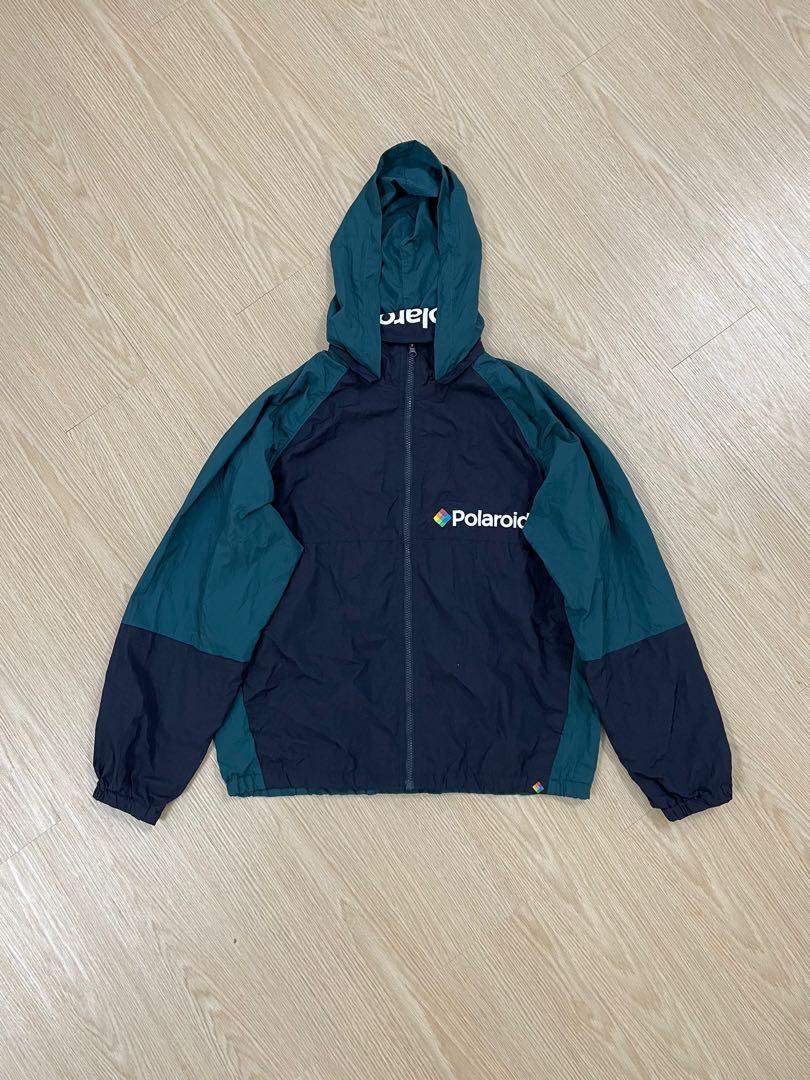 Polaroid hooded windbreaker discount