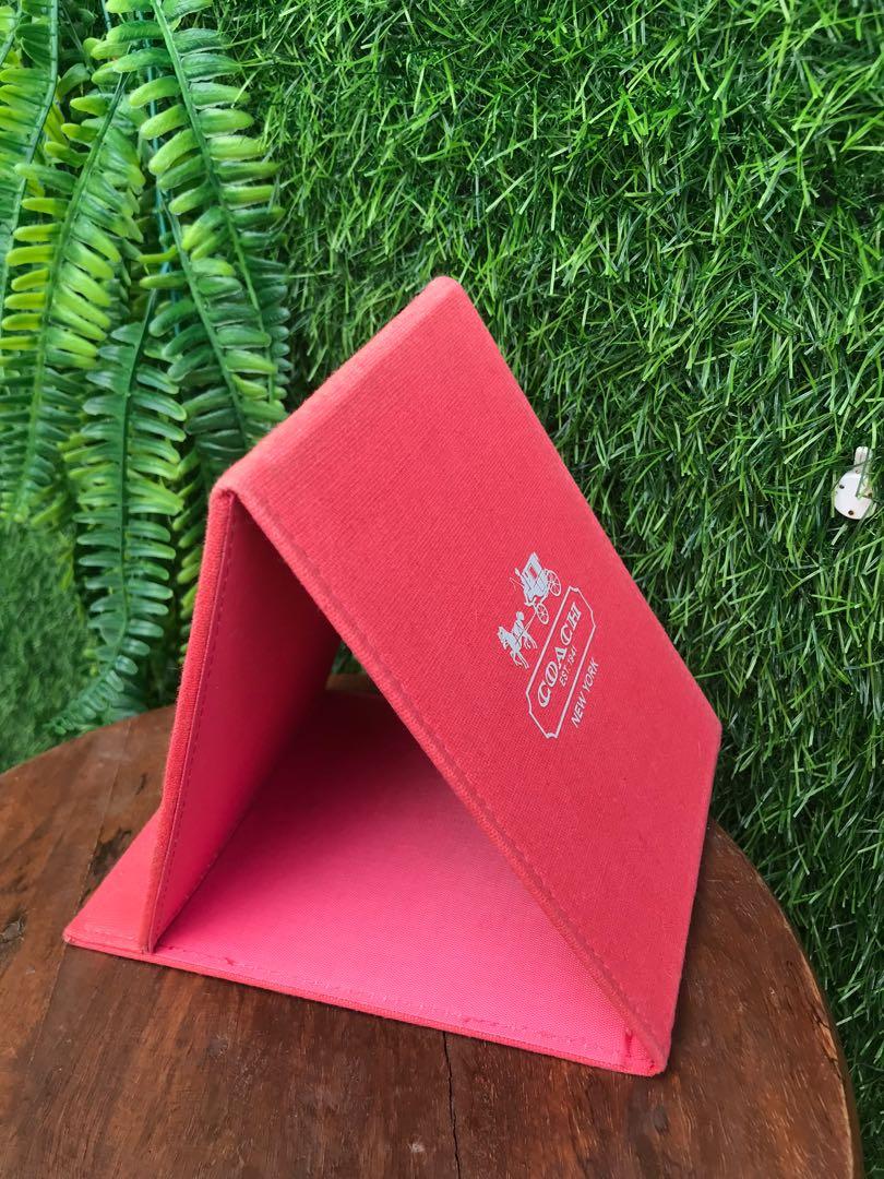 Rare Coach Folding Desk Mirror, Furniture & Home Living, Home Decor