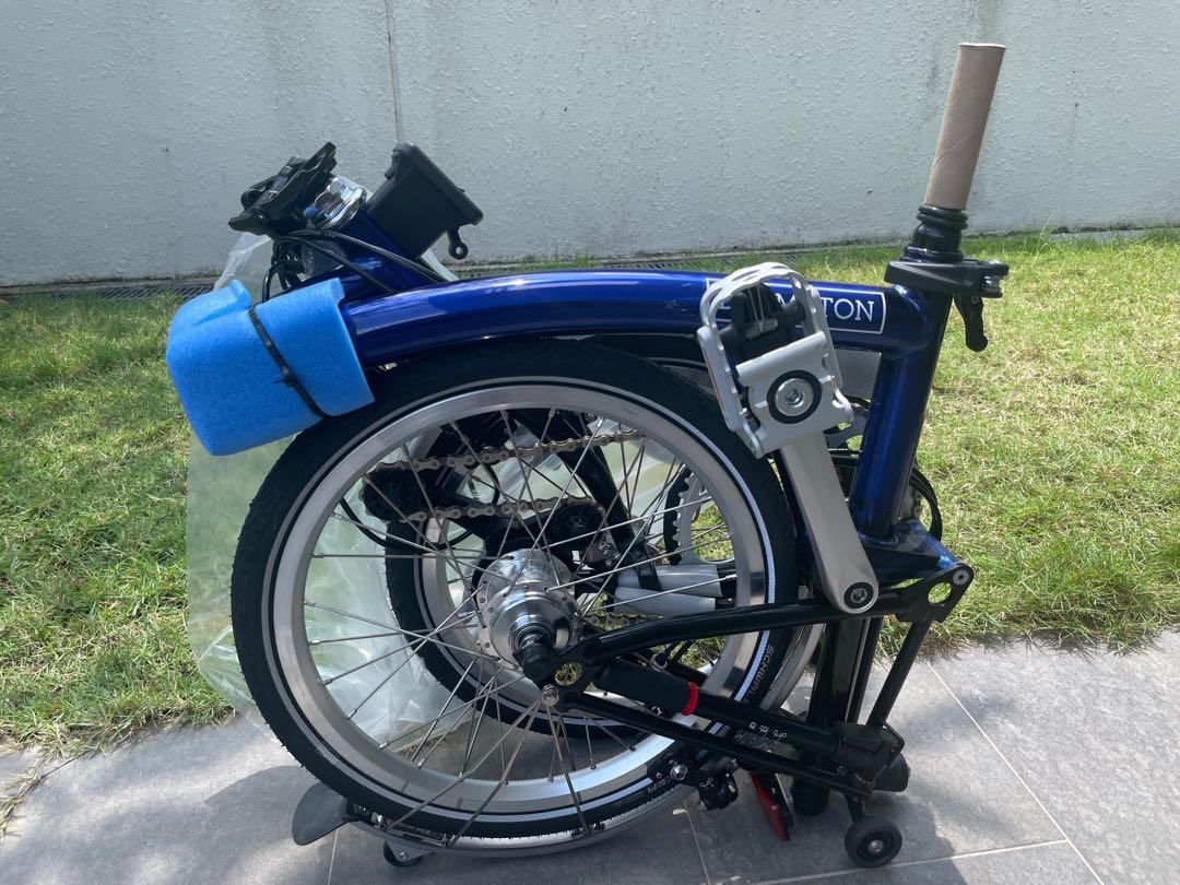 Ready stock M6L Bolt Blue Lacquer Brompton Foldie