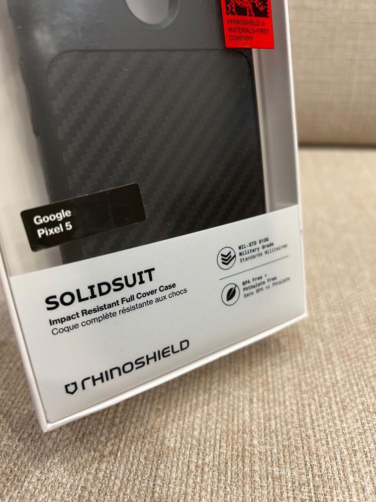 Rhinoshield - SolidSuit Case for Google Pixel 5, Mobile Phones & Gadgets,  Mobile & Gadget Accessories, Cases & Sleeves on Carousell