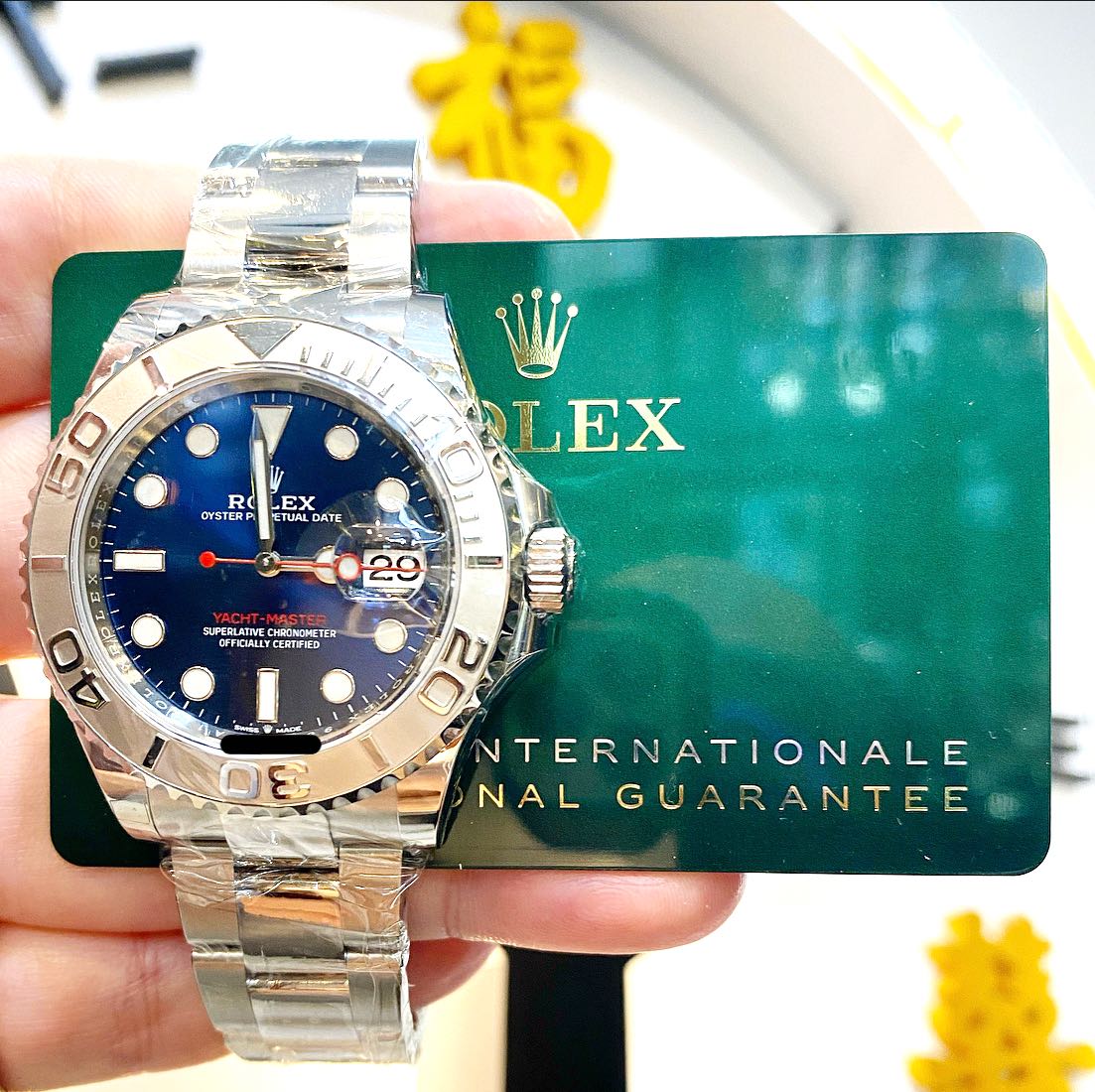 Rolex 126622 yacht master blue, Luxury 