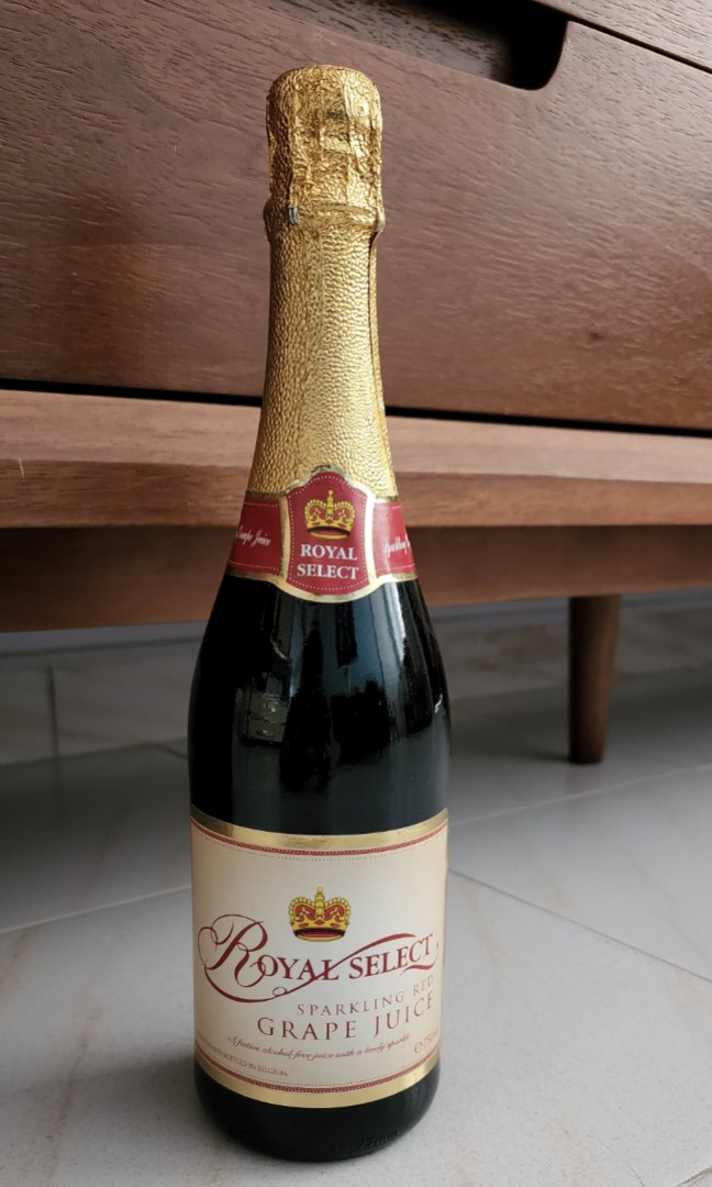 Royal Select Red Grape Sparkling Juice 750ml, Food & Drinks, Alcoholic