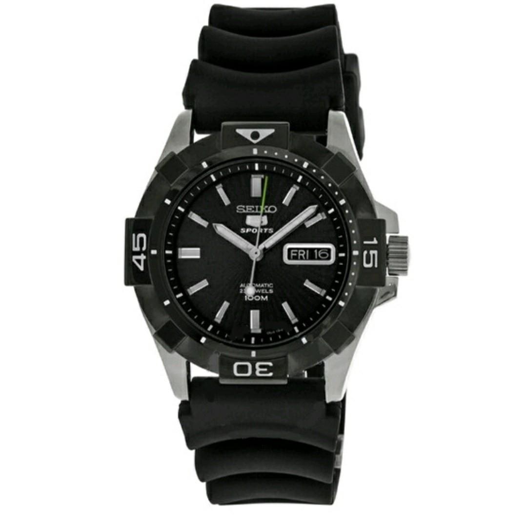 Scarce Rare Mint Discontinued Seiko Sports Black Classic Vintage