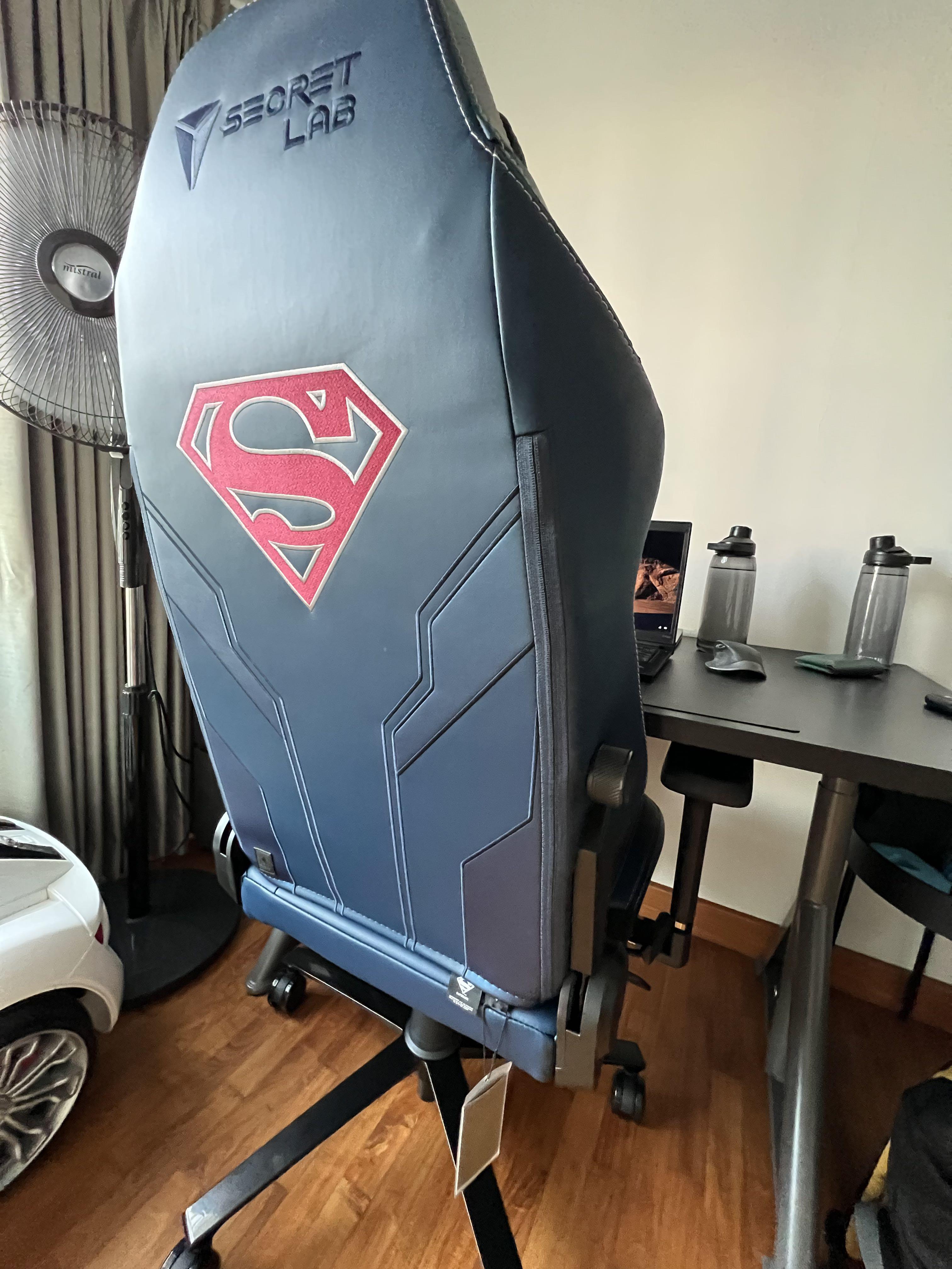 Secret Lab Superman Secretlab Titan Evo 2022 Superman, Furniture & Home Living, Furniture ...