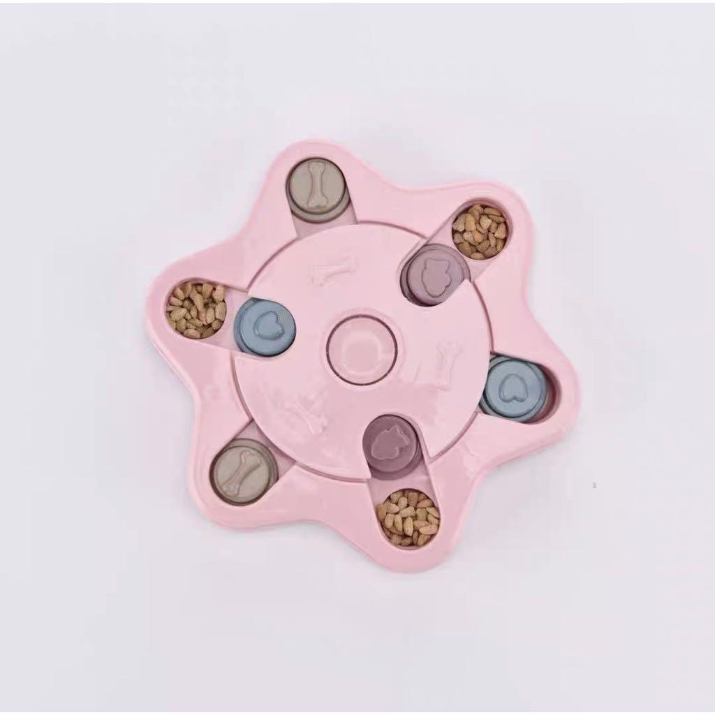 [SG Ready Stock] Puppy Puzzle Game | Dog Training Feeder | Slow Feeder Bowl | Pet Interactive Dog Food Puzzle Toy (Category: Homes & Other Pet Accessories) located in Singapore. Submitted by allan.ng.509 (Listing ID 1151771966, Image 2). Description: Local Seller, Support Local, Fast Delivery Pet Interactive Dog Food Puzzle Toy Material: PP Plastic How to use Dog Food Puzzle Toy? 1. Hide the snack in the hidden compartment. 2. Slide the panel in 