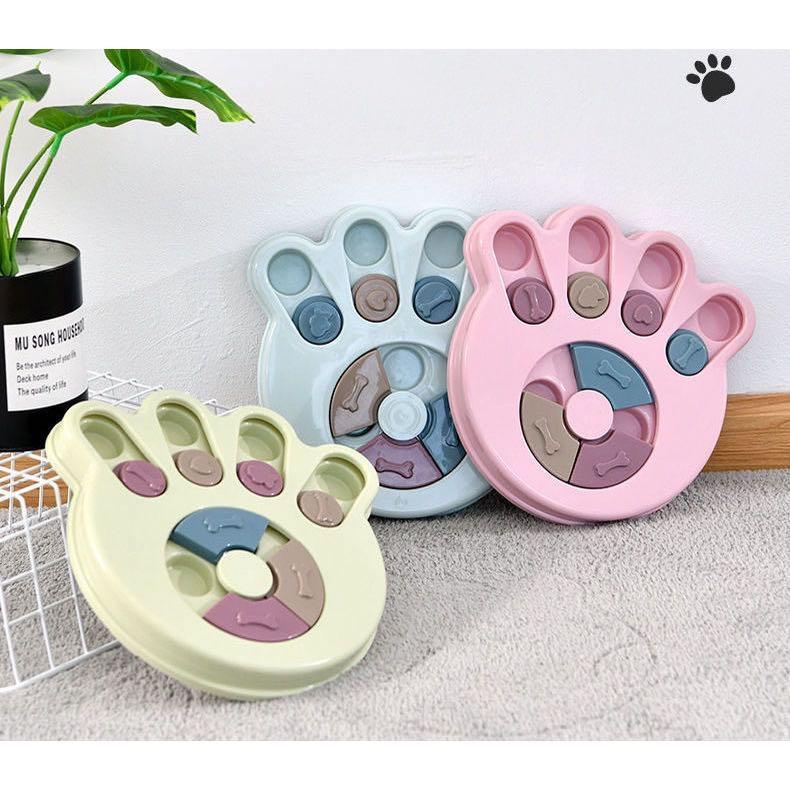 [SG Ready Stock] Puppy Puzzle Game | Dog Training Feeder | Slow Feeder Bowl | Pet Interactive Dog Food Puzzle Toy (Category: Homes & Other Pet Accessories) located in Singapore. Submitted by allan.ng.509 (Listing ID 1151771966, Image 1). Description: Local Seller, Support Local, Fast Delivery Pet Interactive Dog Food Puzzle Toy Material: PP Plastic How to use Dog Food Puzzle Toy? 1. Hide the snack in the hidden compartment. 2. Slide the panel in 