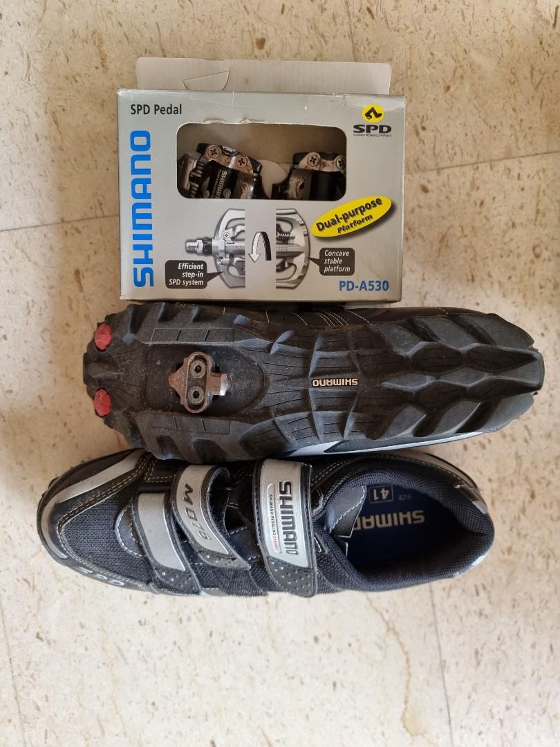 Shimano SPD pedal n size41 shoes Sports Equipment Bicycles Parts Parts Accessories on Carousell