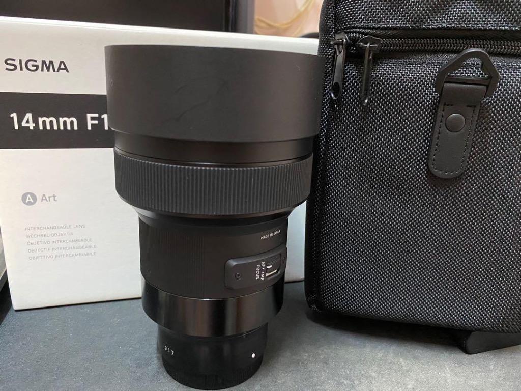 Sigma 14mm F1.8 DG HSM Art Len (Sony E-mount), 攝影器材, 鏡頭及