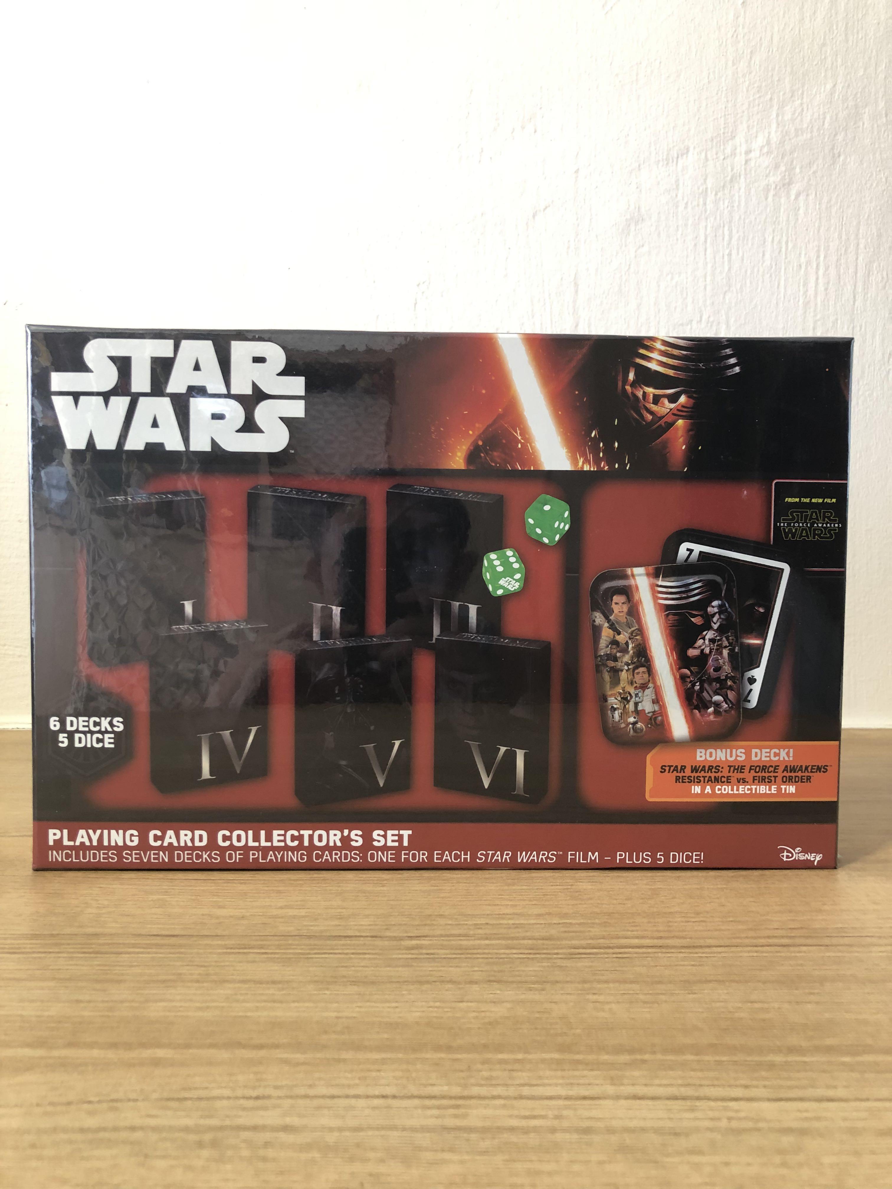 Disney Star Wars Playing Cards Villains The Force Awakens New & Sealed 