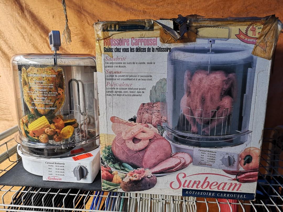 Sunbeam Carousel Rotisserie TV Home Appliances Kitchen