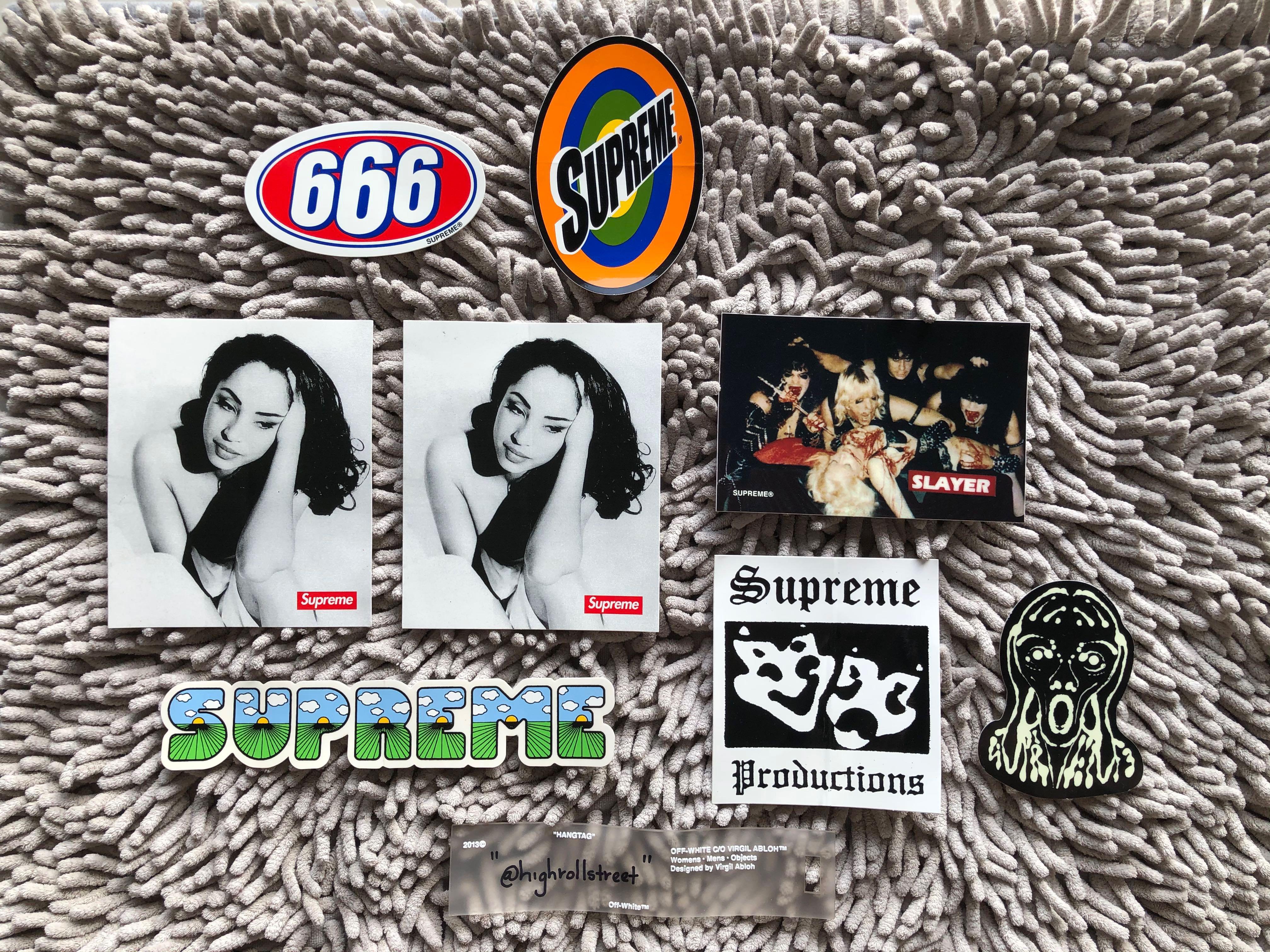 Supreme 666 hot sale sticker