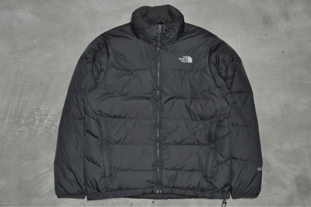 The North Face 550 Fill Power Goose Down Jacket, Men's Size L polyester black type Vintage Second Hand