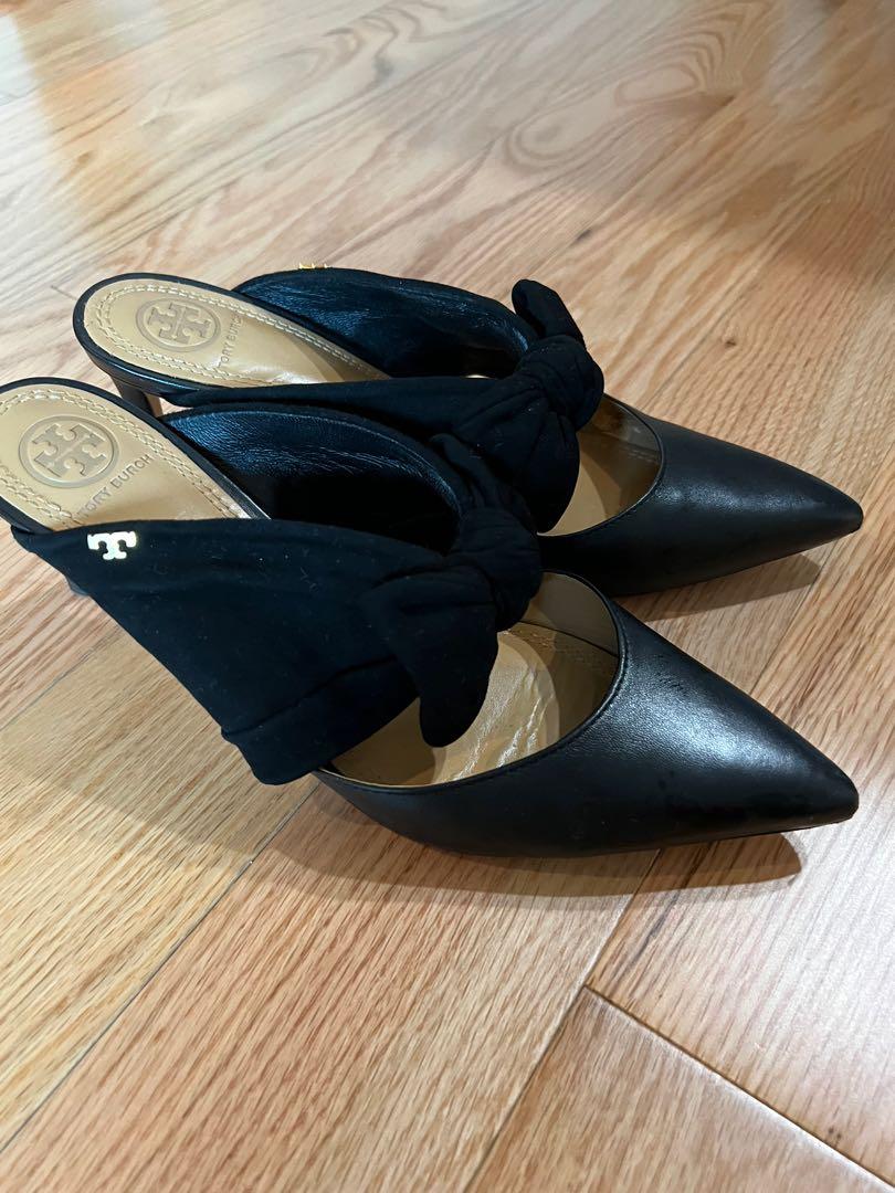 Tory burch bow heels top