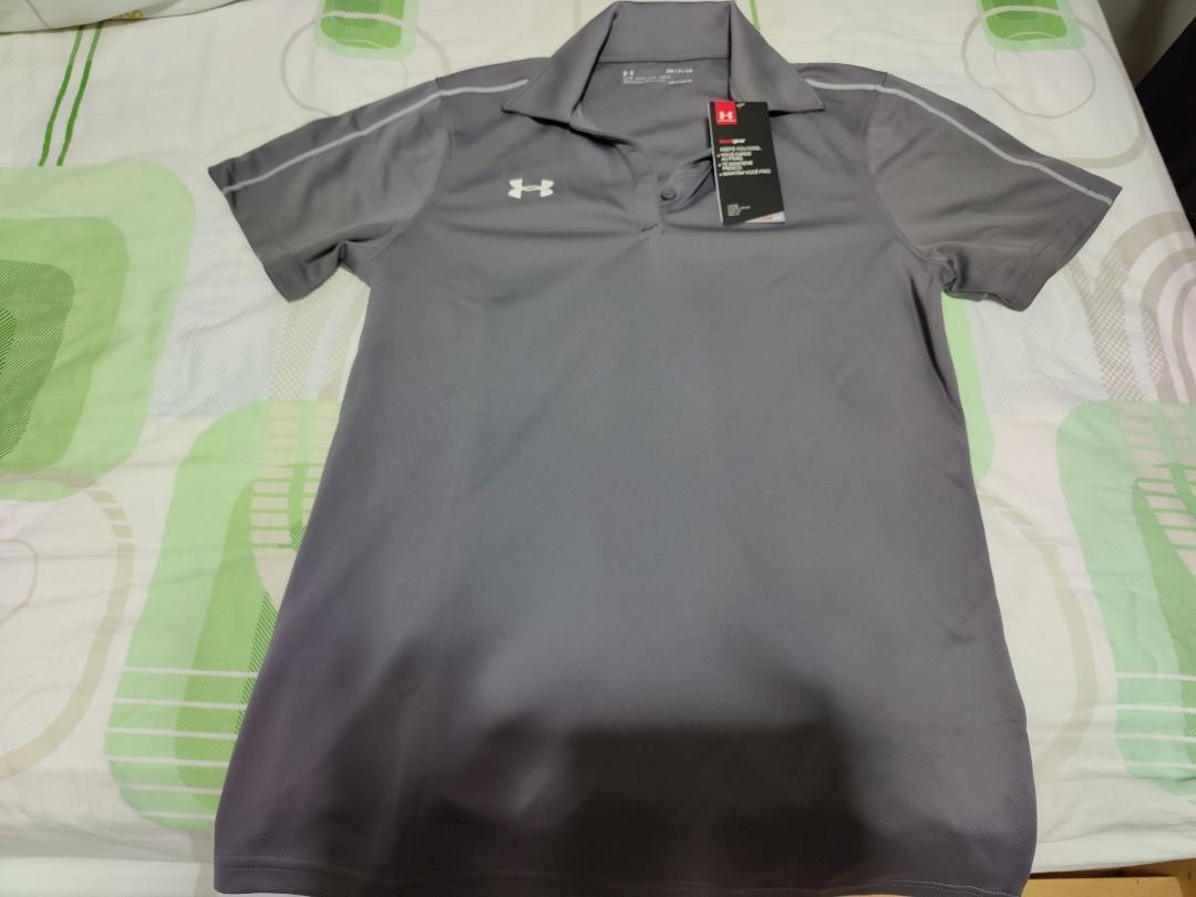 under armour dry fit polo
