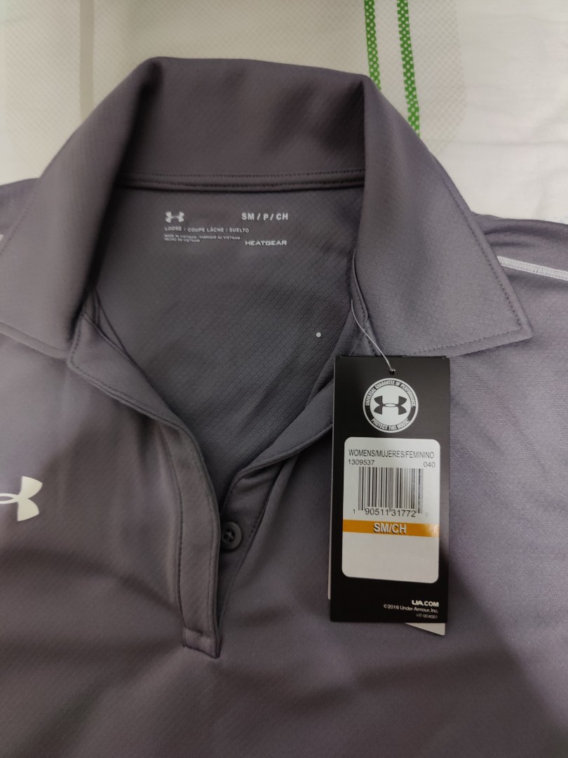 under armour dry fit polo