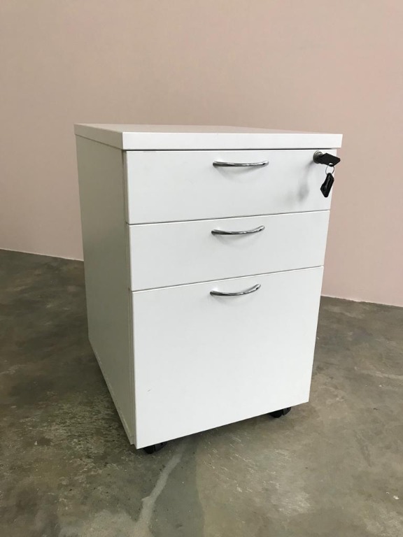 Under Desk Drawer Organizer on Castor wheels (Wood), Furniture